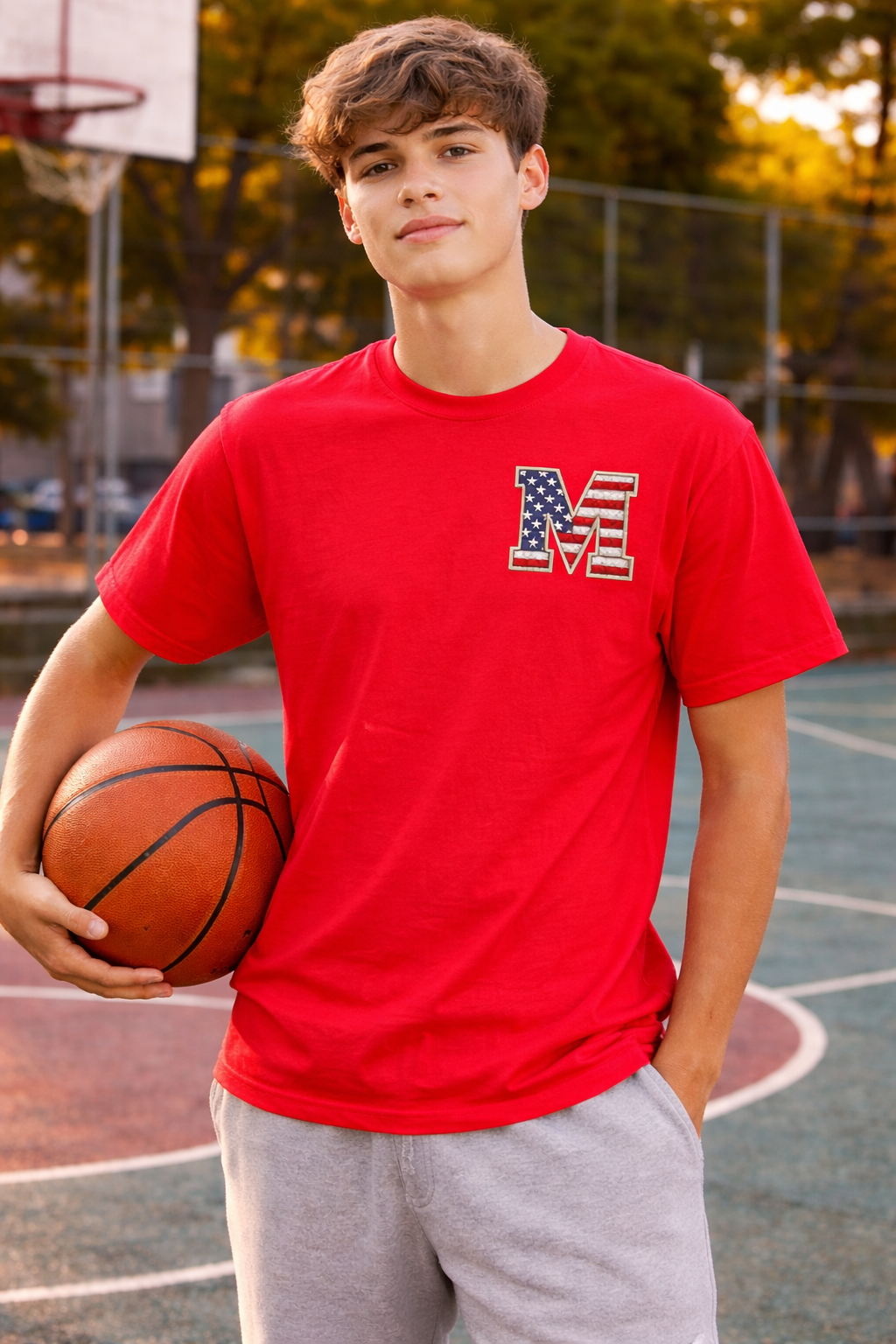 Malim American Flag Logo